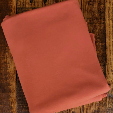 *Rust Cotton Spandex 10oz (LAST YARDS-MAY NOT BE CONTINUOUS)