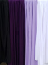 Lilac Double Brushed Poly Spandex