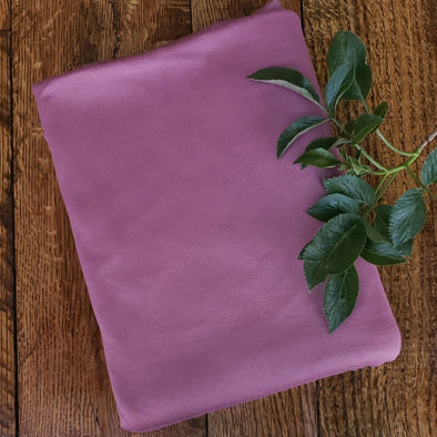 Dark Mauve Double Brushed Poly Spandex