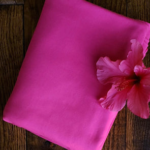 Neon Pink Double Brushed Poly Spandex