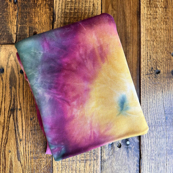 Rainforest Tie Dye Double Brushed Poly Spandex
