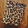 Leopard Print Cotton Spandex-  Last Yards - May not be continuous.