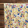 Sunshine Floral on Yellow Double Brushed Poly  Last Yards - May not be continuous.